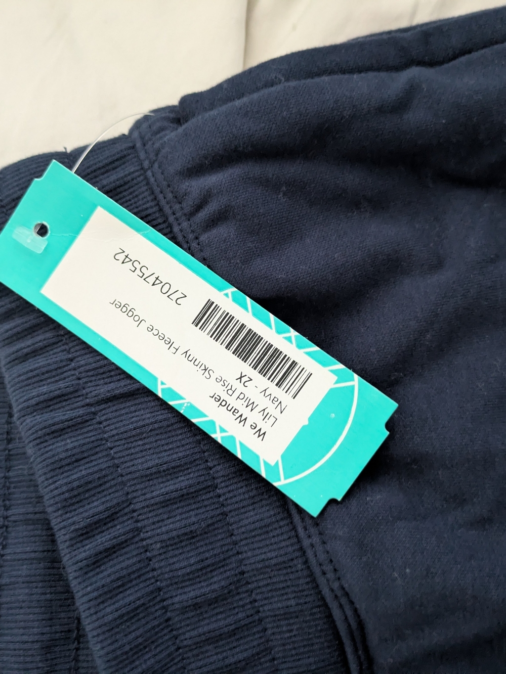 Wander Mauve Skinny Fleece Joggers - Picture 4 of 4